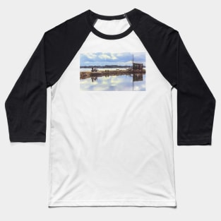 The Harbour Wall At Emsworth Baseball T-Shirt